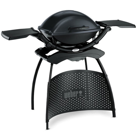 Weber Q2400 Dark Grey Barbecue with Table