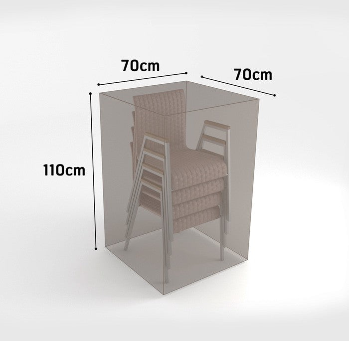 Funda sillas apiladas 70 x 70 x h.110 cm Nortene