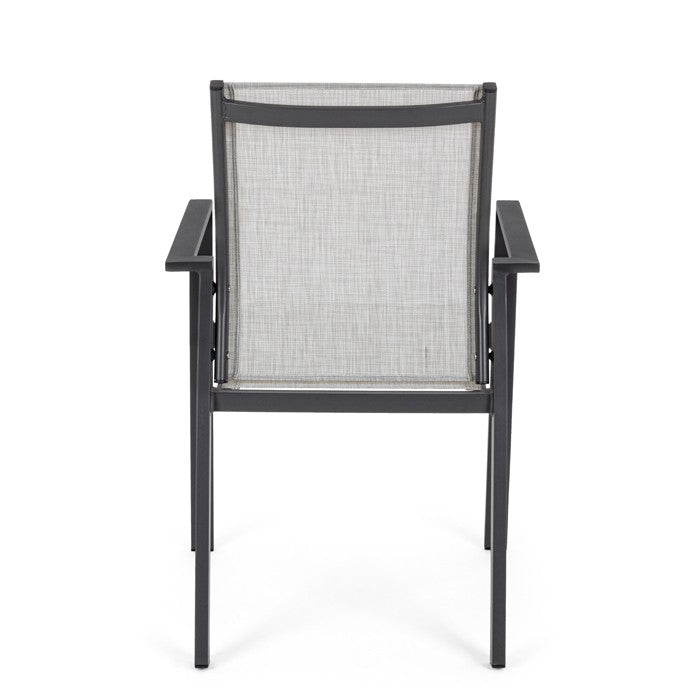 Silla con brazos Crozet, color antracita