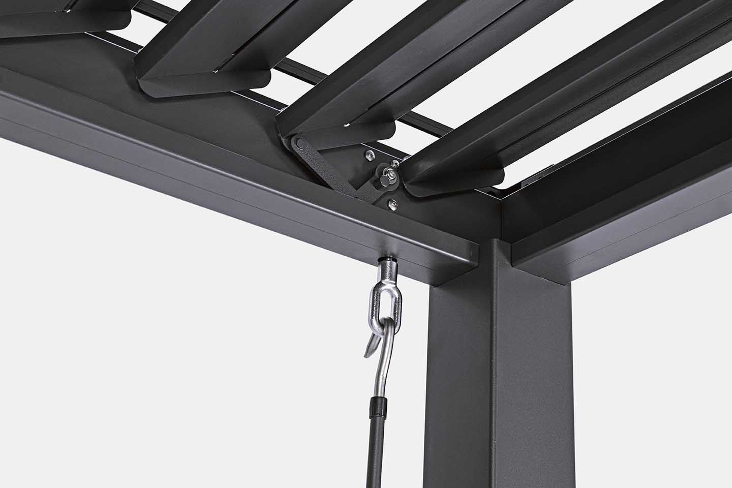 Pérgola Pacific 3x4, color antracita