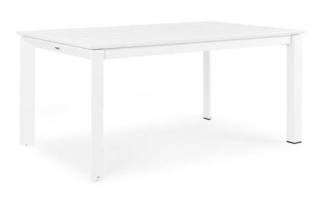 Mesa extensible Konnor 160-240x100, color blanco