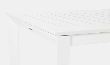 Mesa extensible Konnor 160-240x100, color blanco