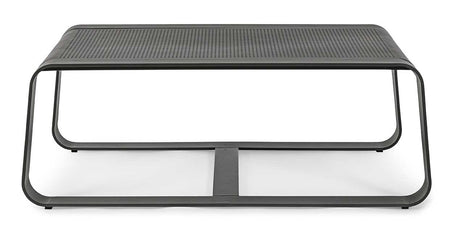 Conjunto Merrigan sofá + 2 sillones + mesa, color antracita