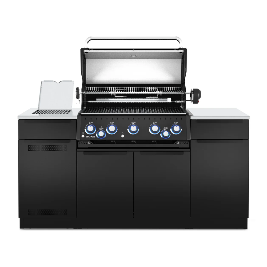 Barbacoa de gas encastrable Broil King Baron 590 IR Shadow