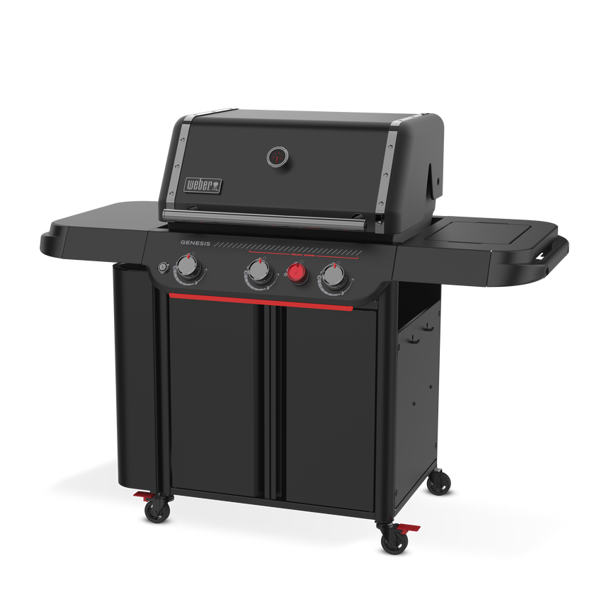 Barbacoa de gas Weber Genesis E-330WR + Asador giratorio + Parilla Inox