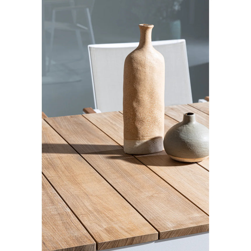 Mesa de exterior Cameron 180X90, branco