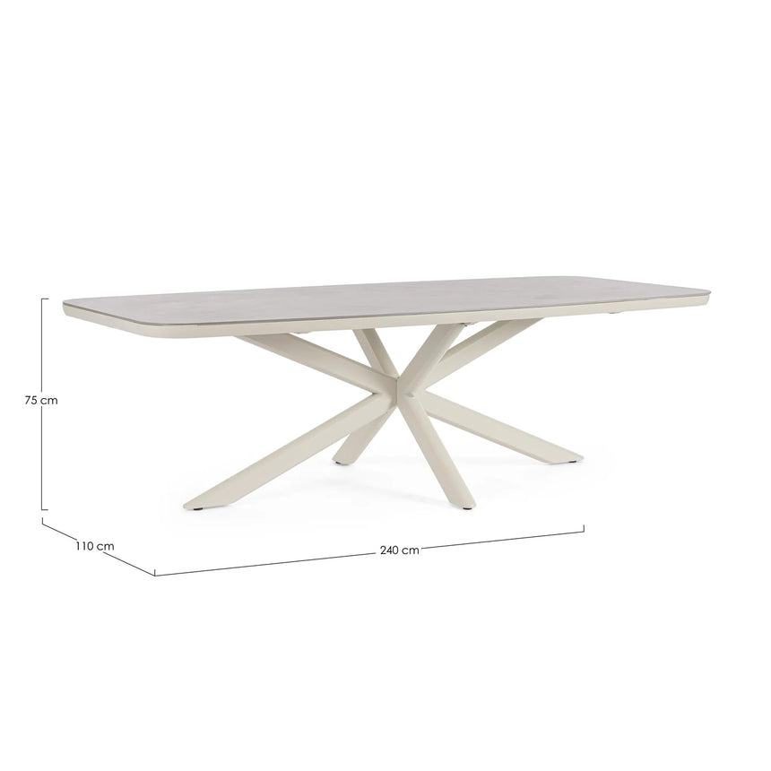 Mesa Isacco 240X110, pelican