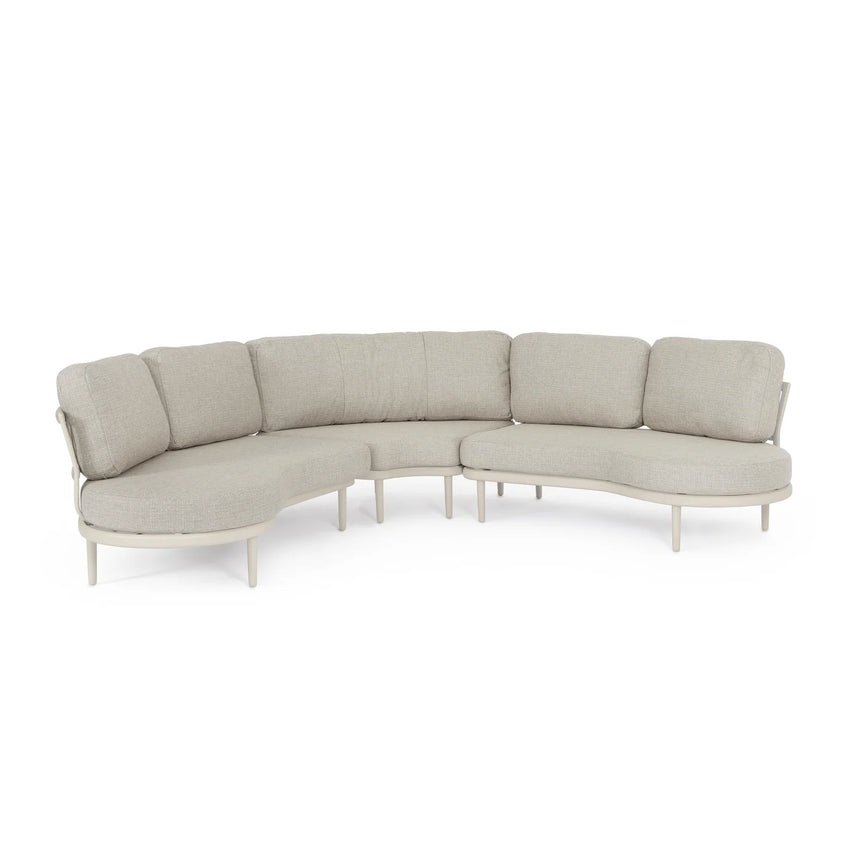 Conjunto sofá exterior Helios, pelican (sin mesas)