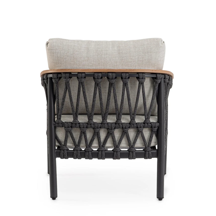 Sillón con cojines Fenix, antracita