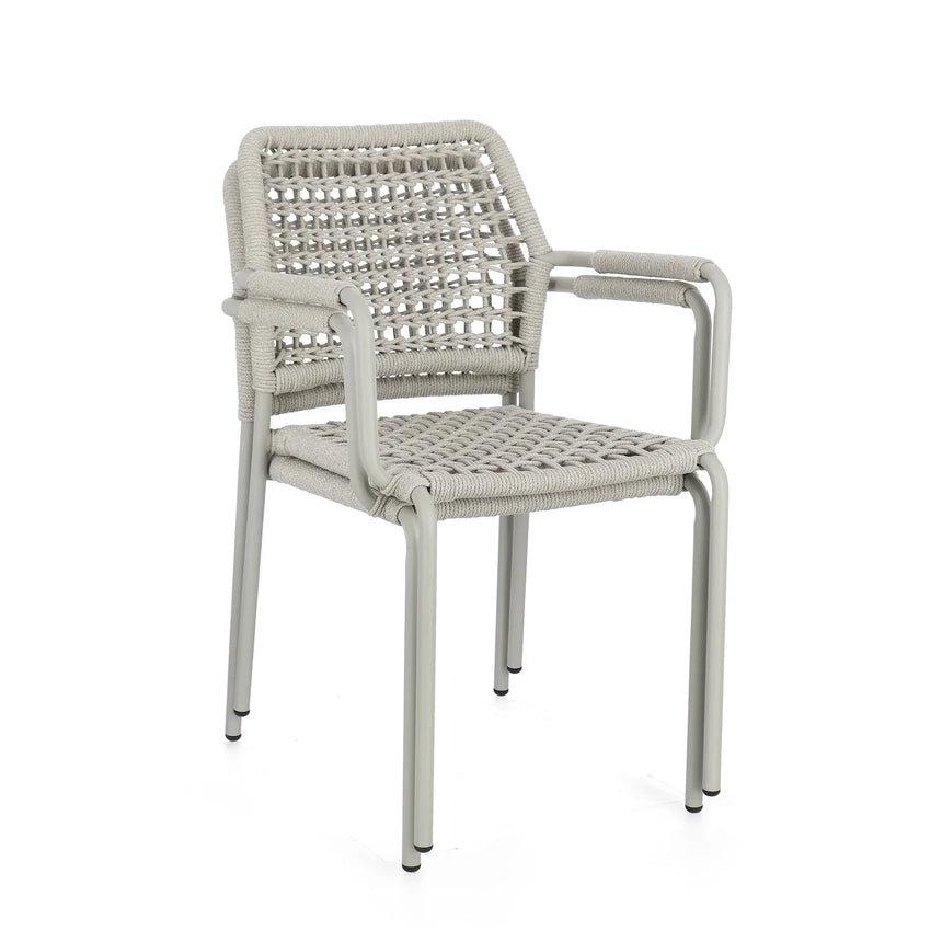 Silla de exterior Bizzotto con brazos Rajada saturn
