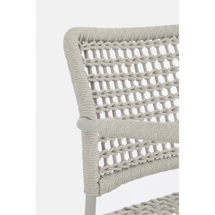 Silla de exterior Bizzotto con brazos Rajada saturn