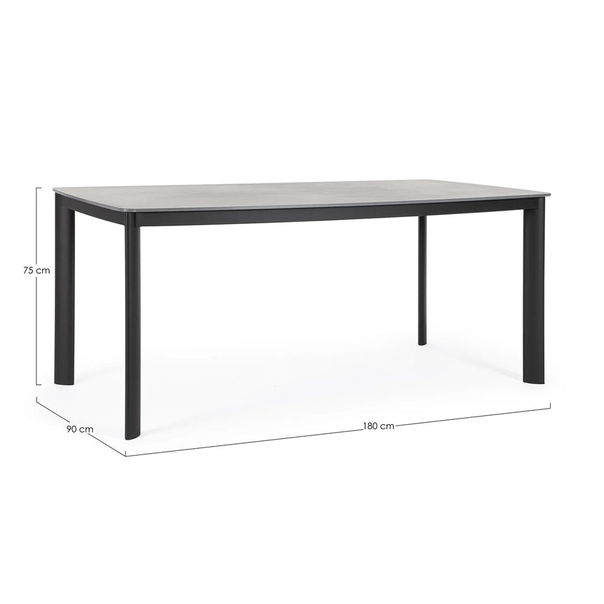 Mesa Alcora 180X90, antracita