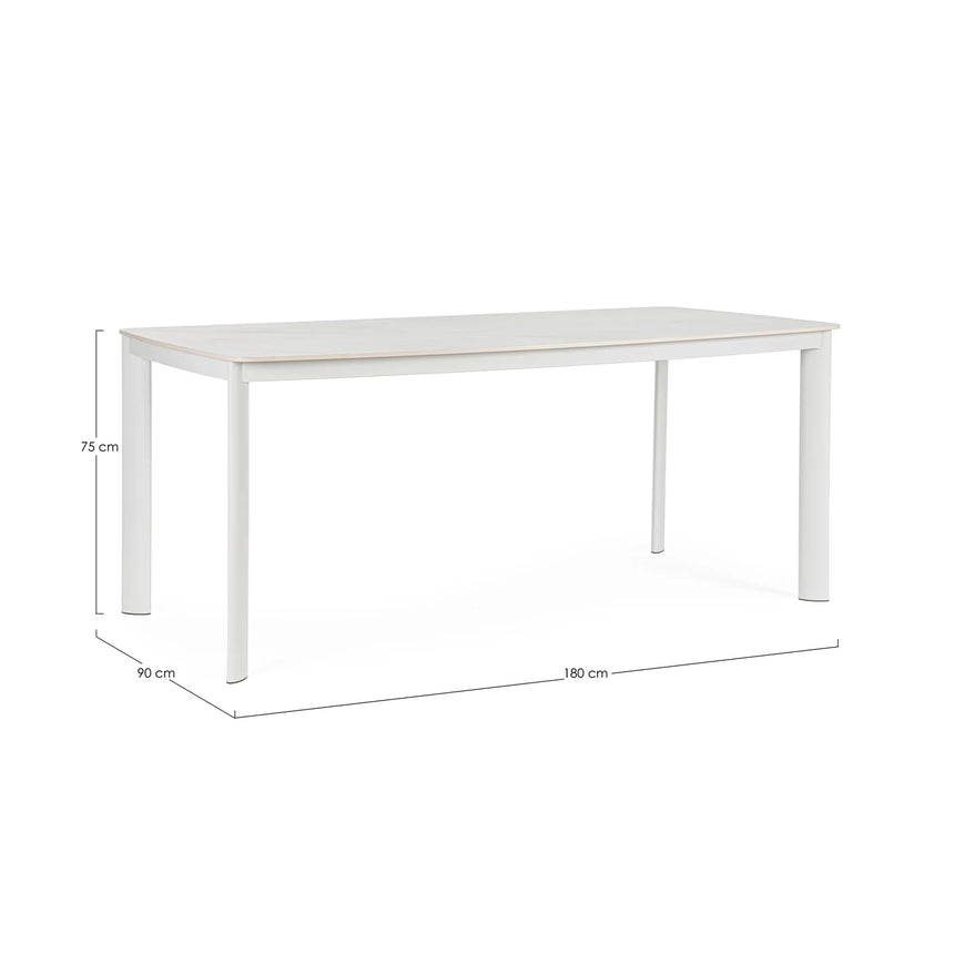 Mesa Alcora 180X90, blanco