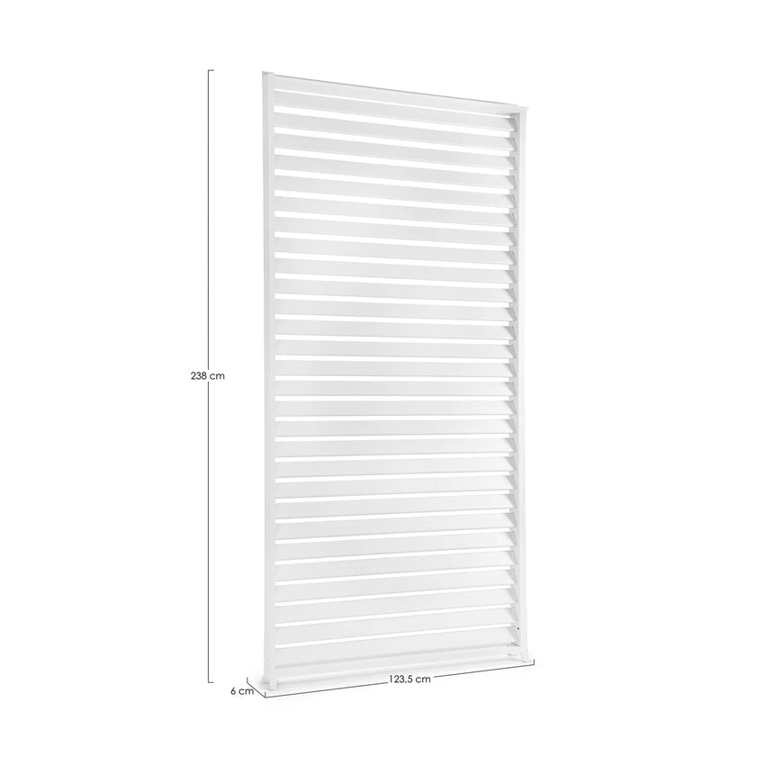 Guarda-sol lateral para pérgula Ocean e Marea 123 cm, branco