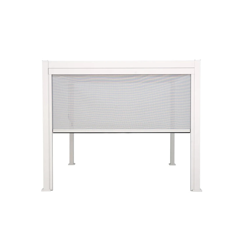 Toldo enrollable pérgola Ocean lado 3.6m, blanco
