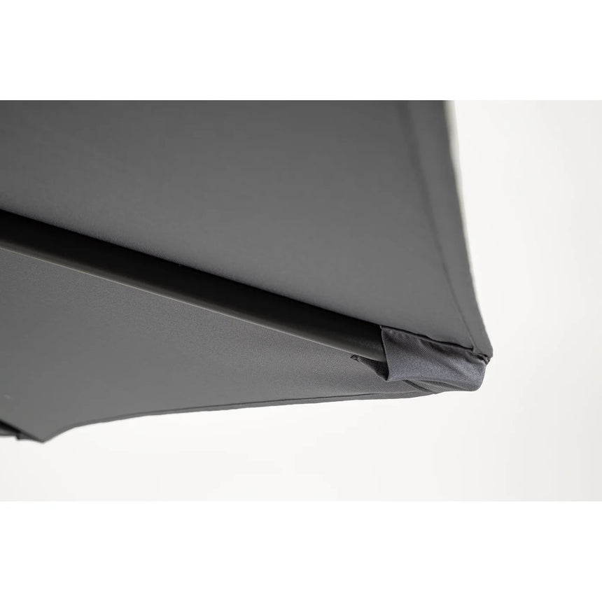 Parasol Kalife Ø3m, gris oscuro