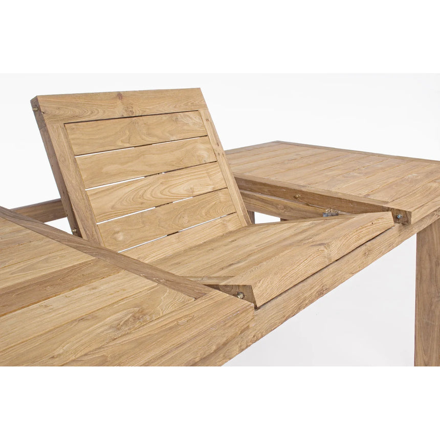 Mesa extensível Bounty 160-220X95, teca reciclada