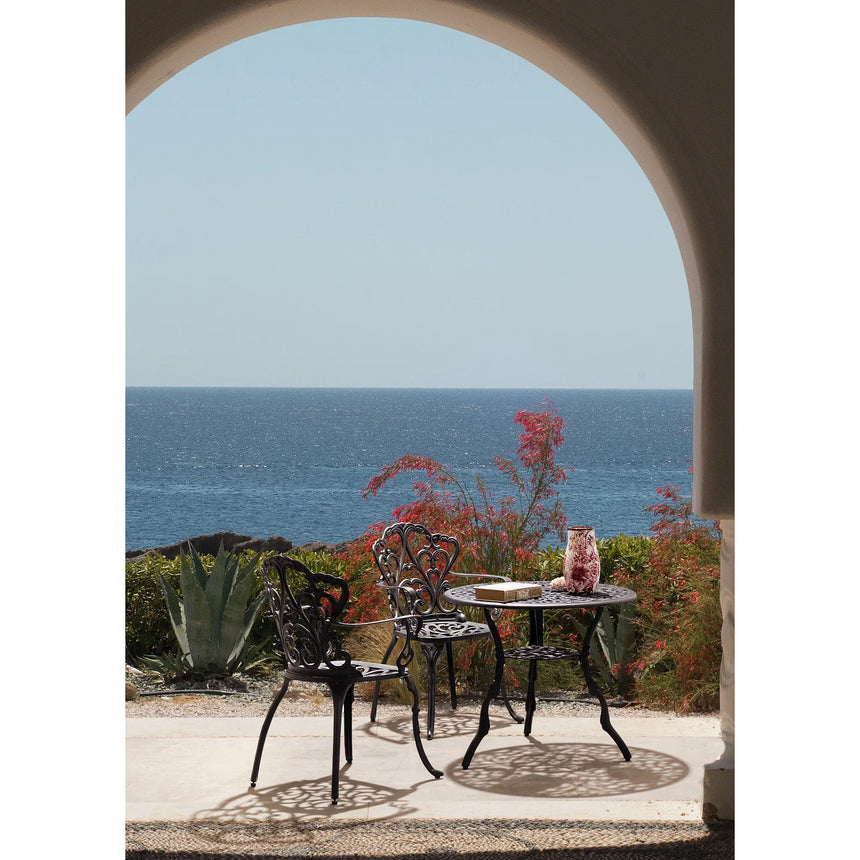 Silla con reposabrazos Victoria, antracita