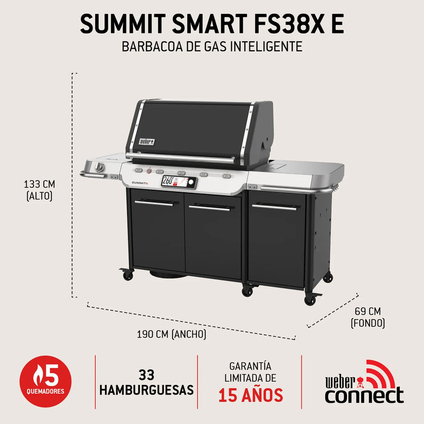 Grelhador a gás Weber Summit FS38X E