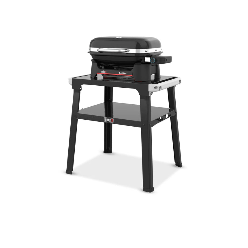 Barbacoa eléctrica Weber Lumin Compact con stand