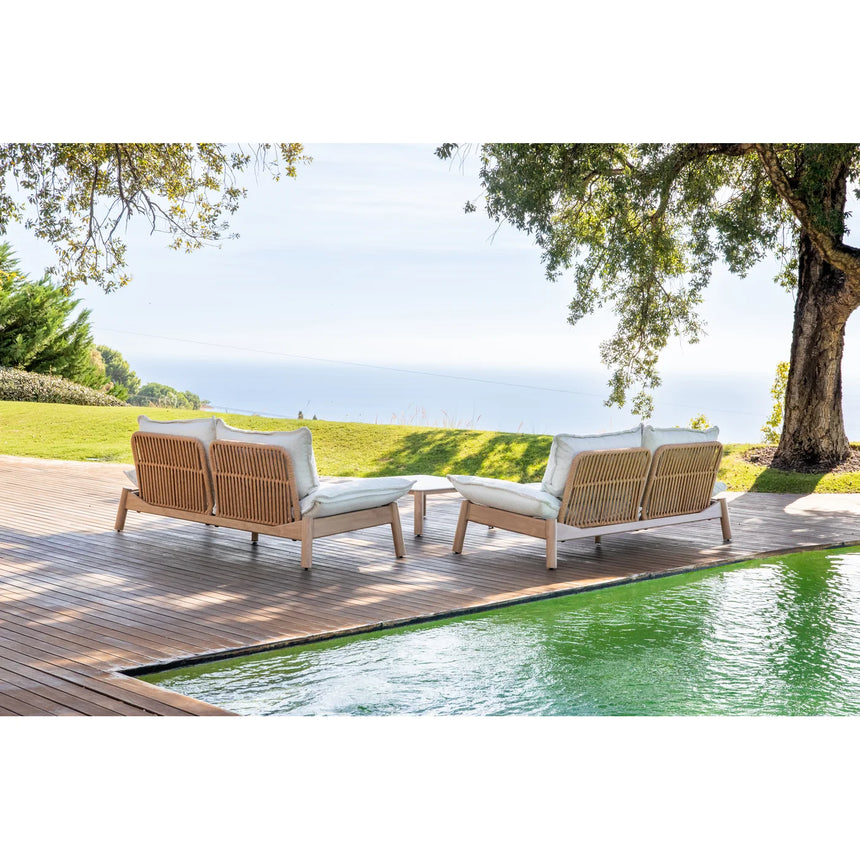 Conjunto Majestic Garden Bellavista 2 sofás + mesa