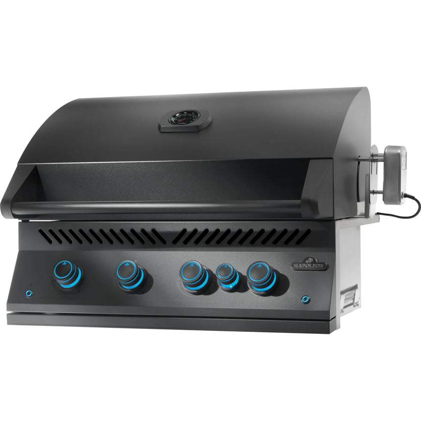 Barbacoa de gas Napoleon Serie 700 BIG32 Negro Mate Built In