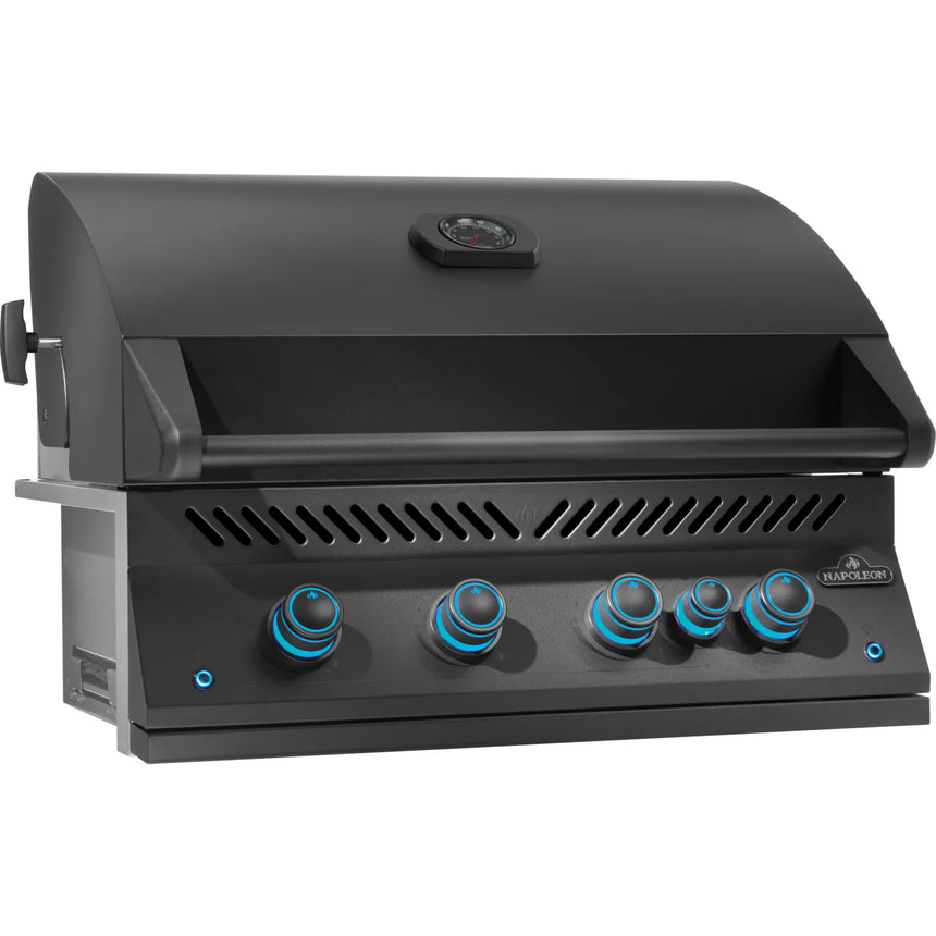 Barbacoa de gas Napoleon Serie 700 BIG32 Negro Mate Built In