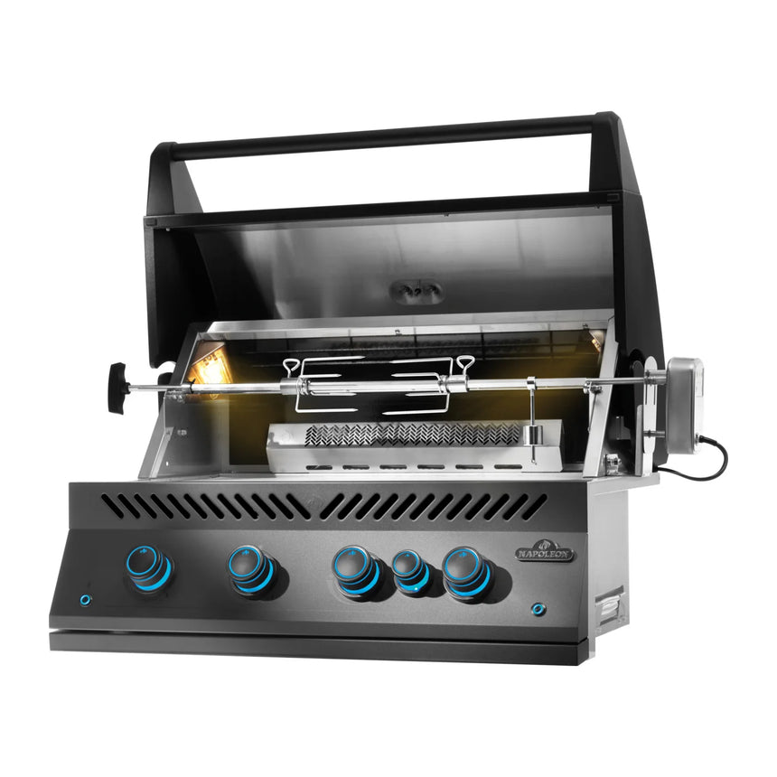 Barbacoa de gas Napoleon Serie 700 BIG32 Negro Mate Built In