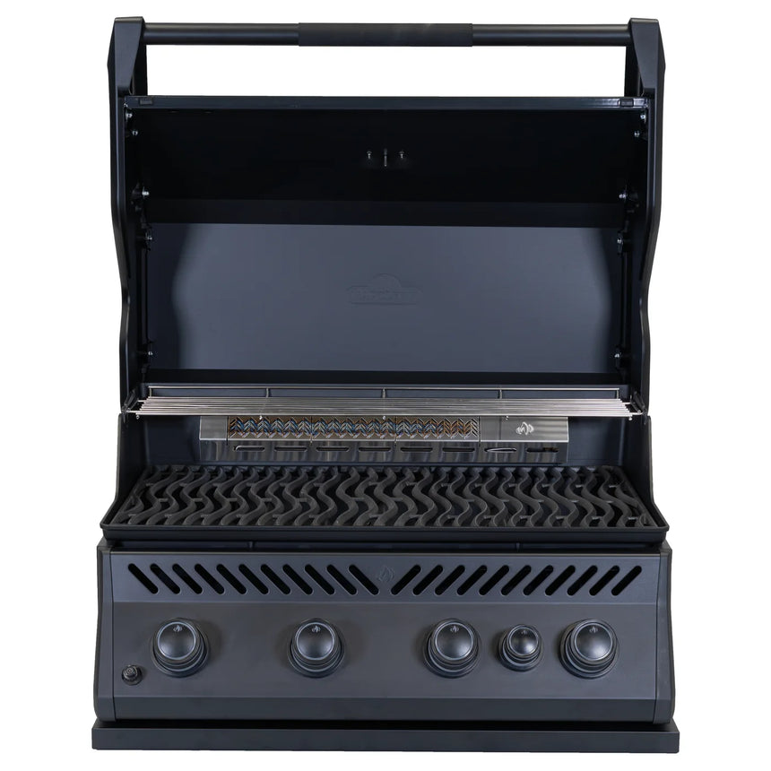 Barbacoa de gas Napoleon Serie 300 Negro mate Built-In