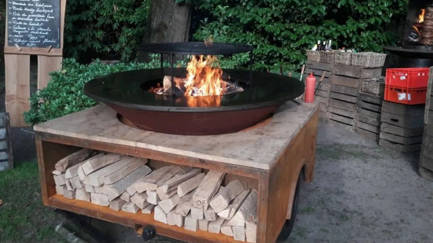 Churrasqueira a Lenha OFYR Trailer Corten