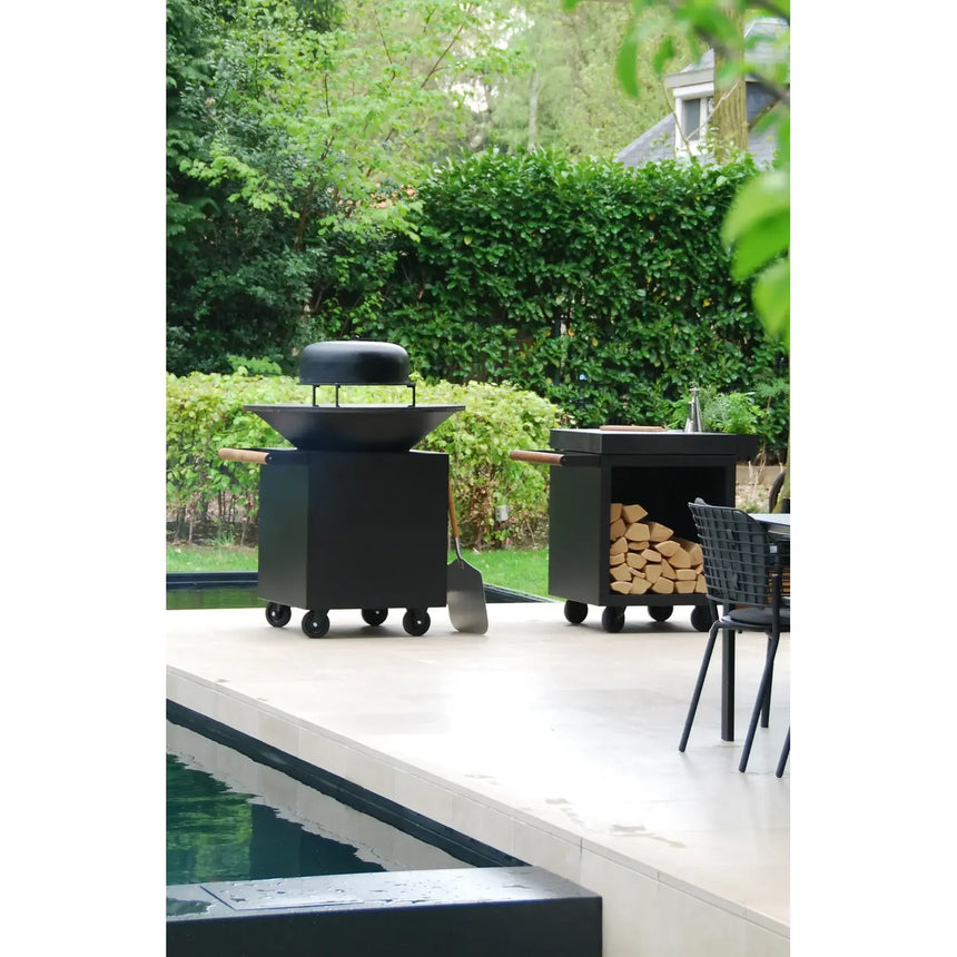 Barbacoa de leña OFYR Classic Black 100 PRO