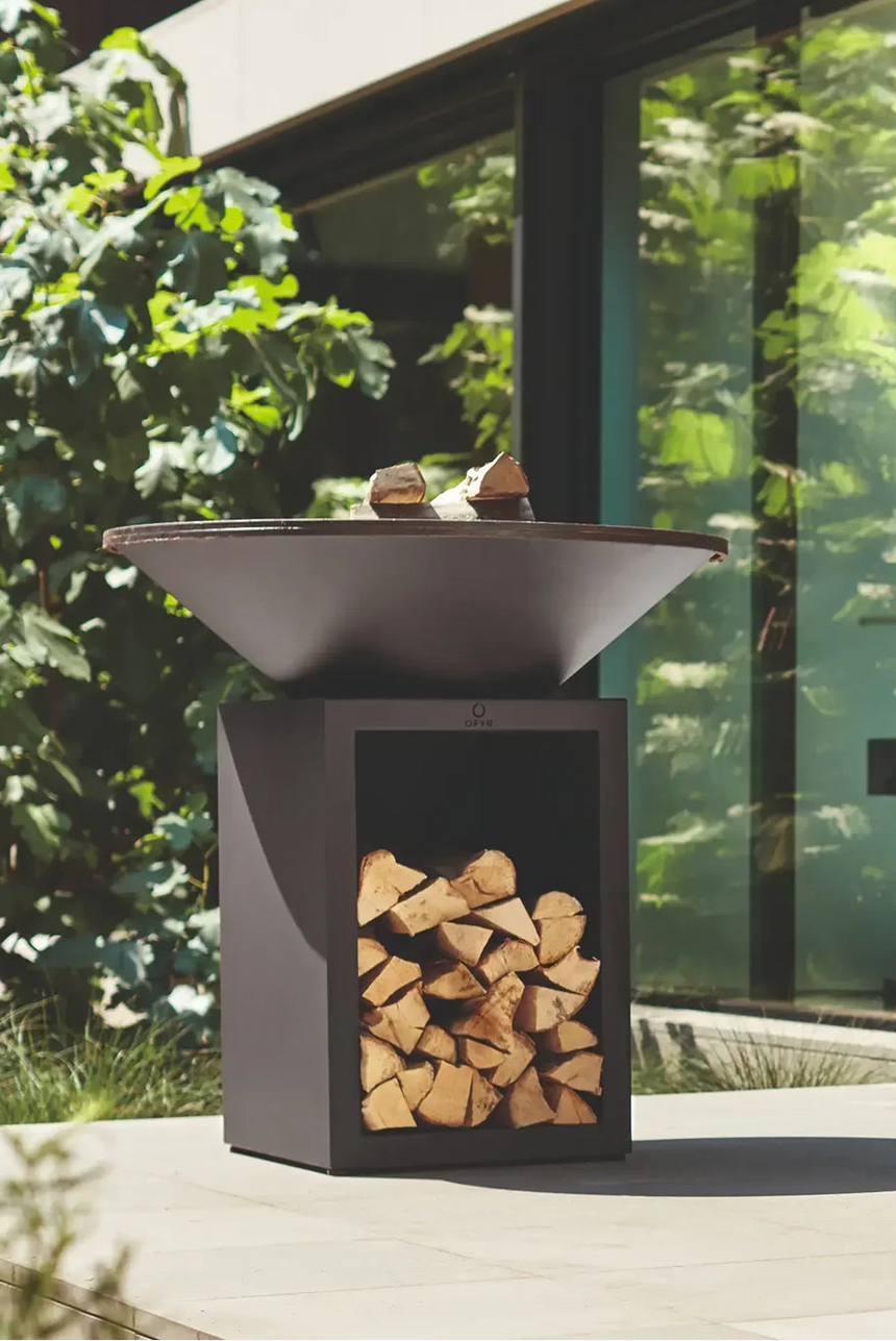 Grelhador a lenha OFYR Classic Storage Black 100