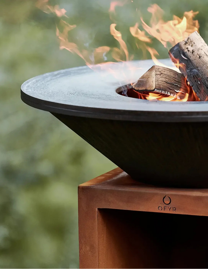 Churrasqueira a lenha OFYR Classic Storage Corten 85