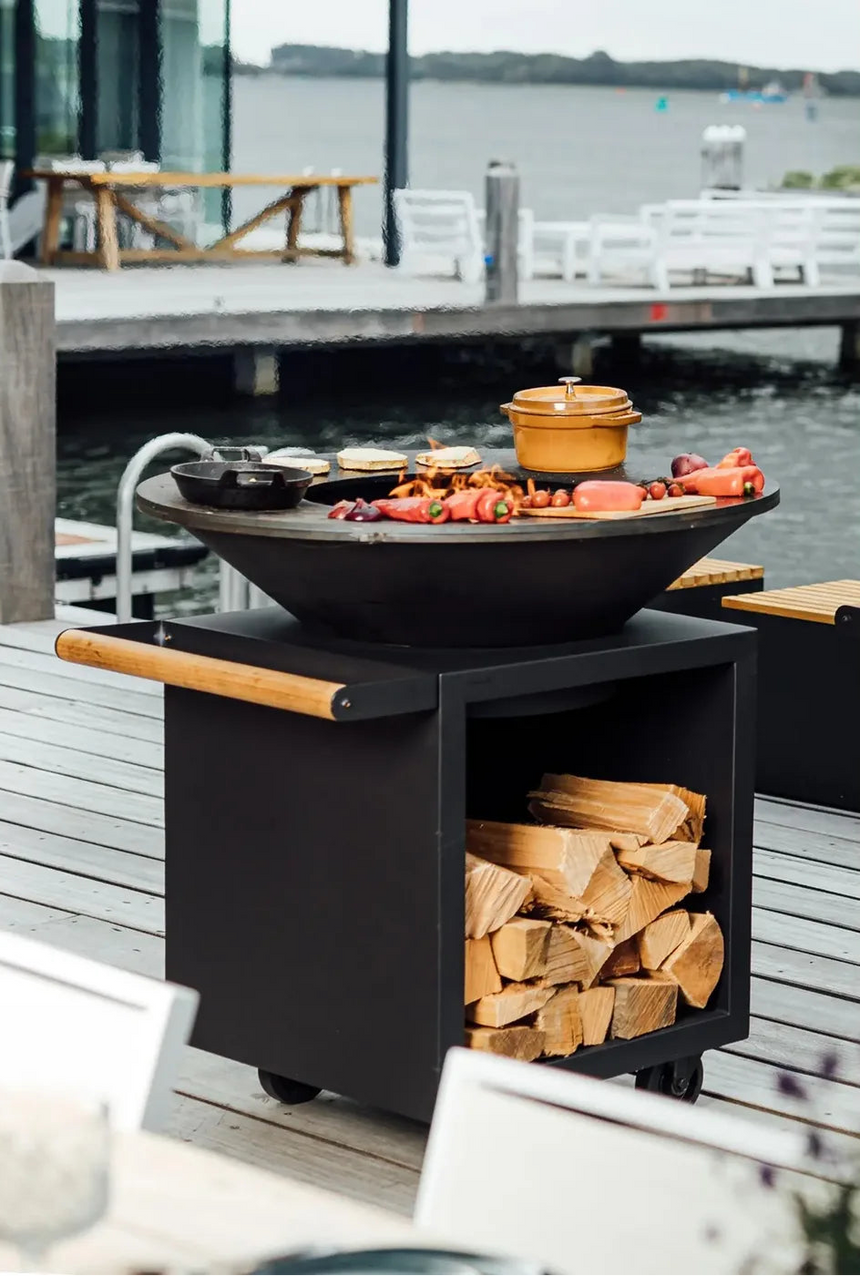 Barbacoa de leña OFYR Classic Storage Black 100 PRO