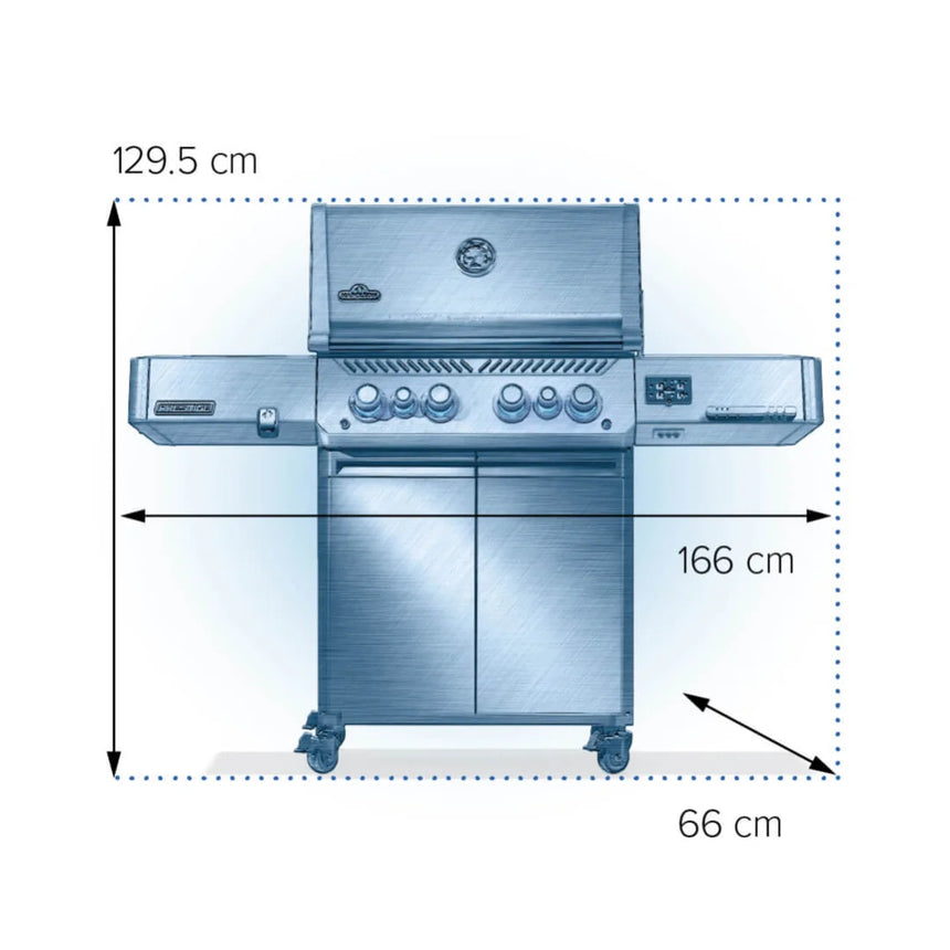 Barbacoa de gas Napoleon Prestige 500 Phantom Connected