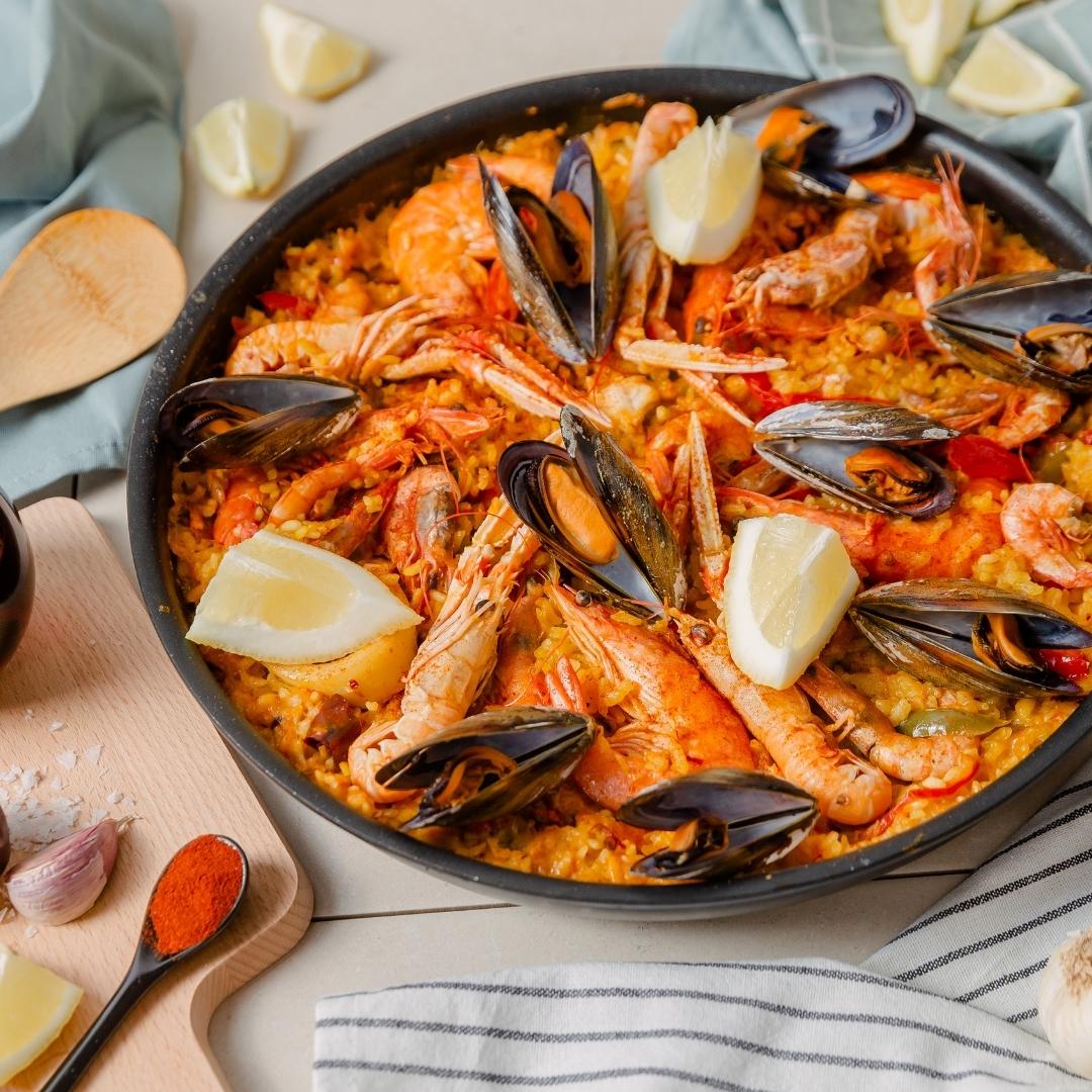 PAELLA DE MARISCO EN BARBACOA