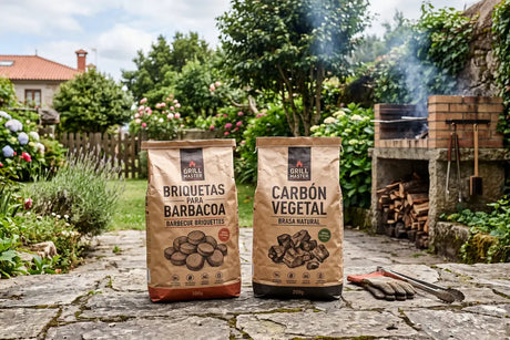 Briquetas vs carbón vegetal para barbacoa
