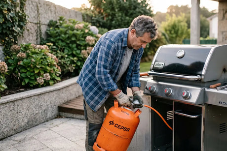 Cómo instalar la bombona de gas en tu barbacoa