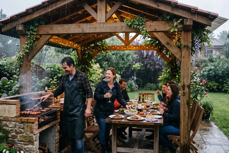 Cómo proteger tu barbacoa de la nieve y lluvia invernal