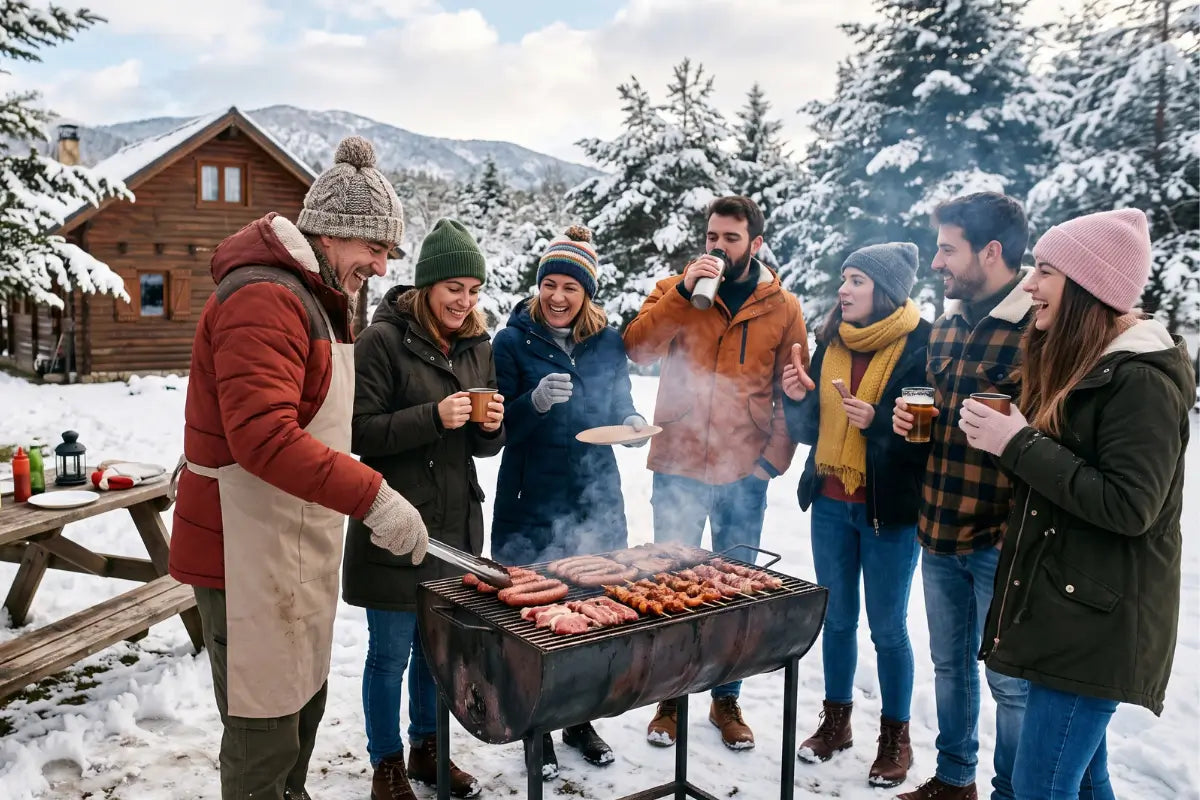 Errores comunes al hacer barbacoas en invierno