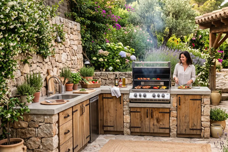 Planifica tu cocina de exterior ideal