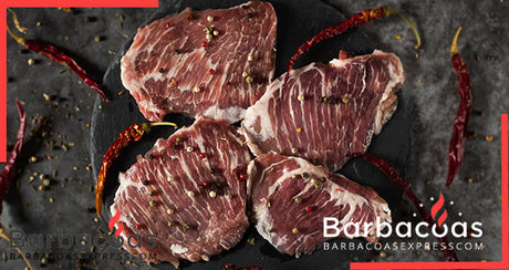 Cómo asar secreto ibérico en la barbacoa Weber