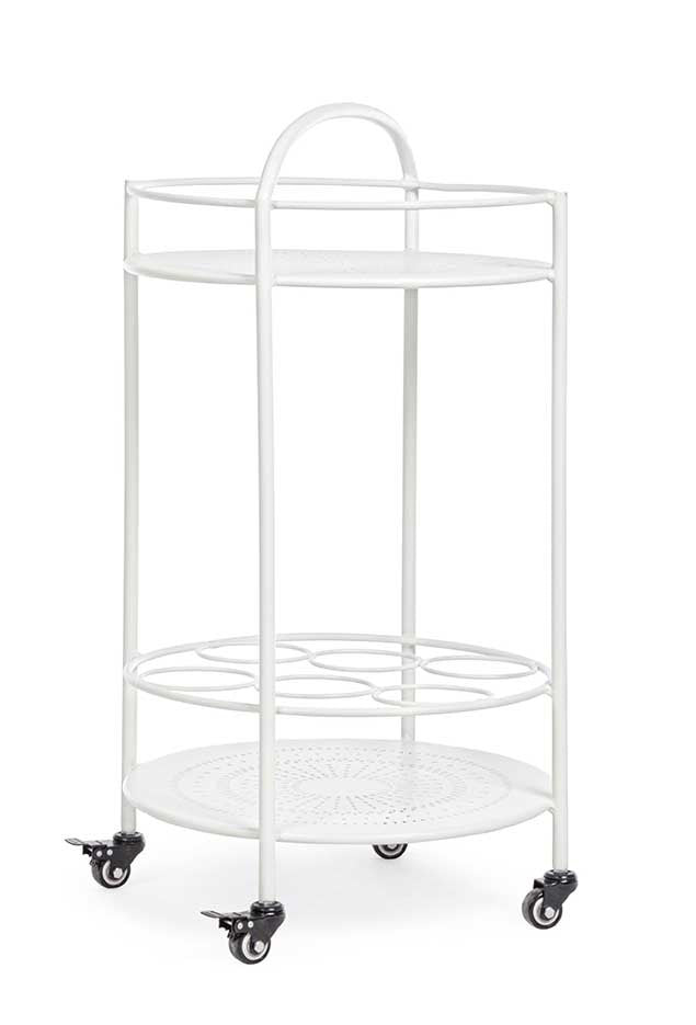 Mesa-garrafeira Burton, branco