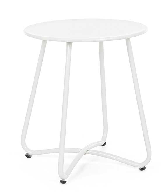Mesa auxiliar Wissant D40, blanco