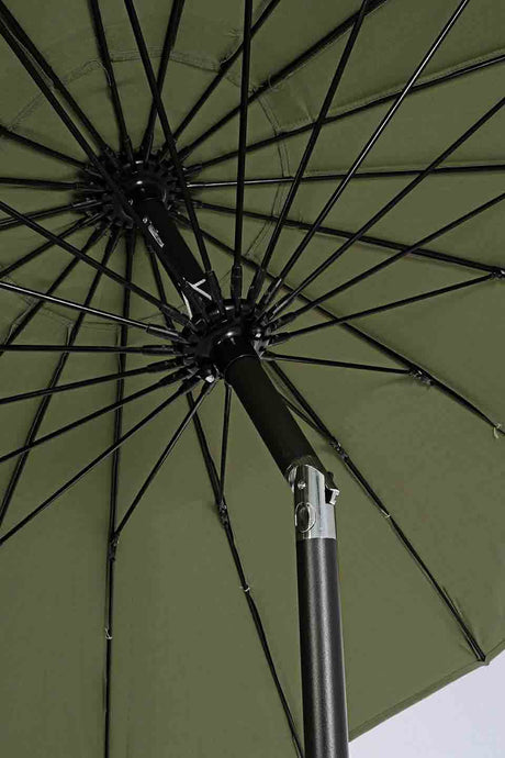 Parasol Atlanta Ø2.7m, color antracita-olive