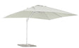 Parasol excéntrico Eden 3x4, color blanco-natural