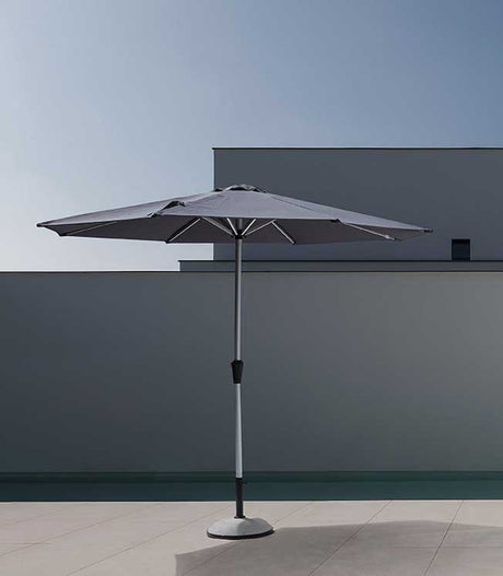 Parasol Vienna Ø3m, color gris oscuro