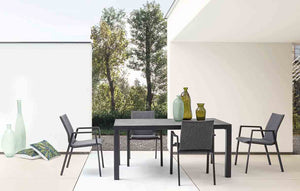 Silla con brazos Odeon, color antracita