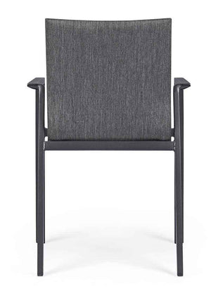 Silla con brazos Odeon, color antracita