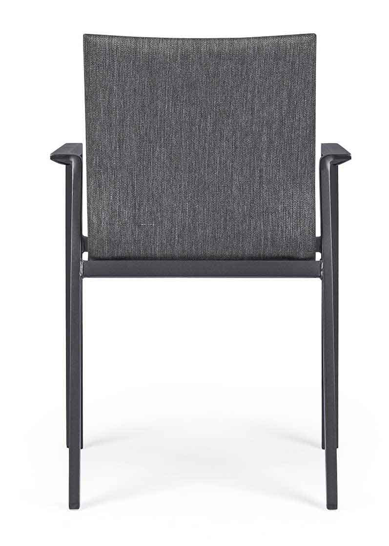 Silla con brazos Odeon, color antracita